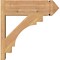 Ekena Millwork Merced Smooth Arts and Crafts Outlooker, Western Red Cedar, 7 1/2"W x 22"D x 22"H OUT08X22X22MRC03SWR - alternate 4